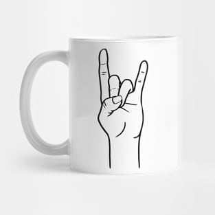 Goat hand gesture Mug